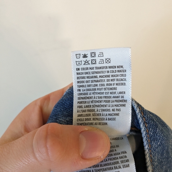 American Eagle Mom Short Jean Shorts Rolled Hem Women's Size 8 - Picture 6 of 7